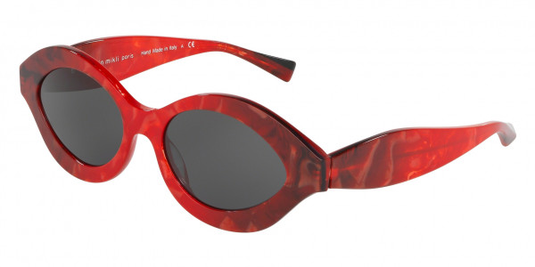 Alain Mikli A05049 N°862 Sunglasses, 005/87 NOIR ROUGE MIKLI (RED)