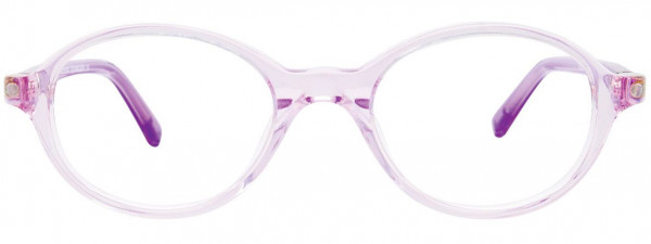 EasyClip EC505 Eyeglasses, 080 - Light Purple Crystal & Glitters