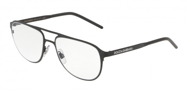 Dolce & Gabbana DG1317 Eyeglasses, 1106 MATTE BLACK (BLACK)