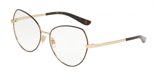 Dolce & Gabbana DG1320 Eyeglasses, 1320 GOLD/MATTE BROWN (BROWN)