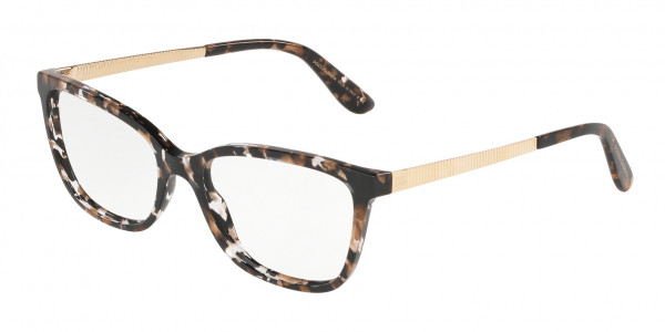 Dolce & Gabbana DG3317 Eyeglasses, 911 CUBE BLACK/GOLD (HAVANA)