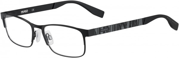 HUGO HG 0286 Eyeglasses, 0003 Matte Black