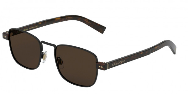 Dolce & Gabbana DG2222 Sunglasses, 110673 MATTE BLACK (BLACK)