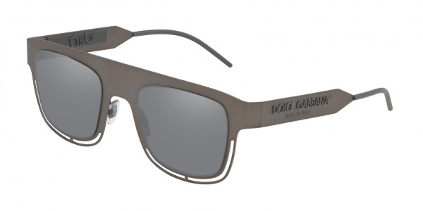 Dolce & Gabbana DG2232 Sunglasses, 12866G DARK GUNMETAL (GUNMETAL)