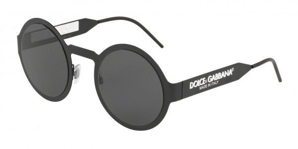 Dolce & Gabbana DG2234 Sunglasses, 110687 MATTE BLACK (BLACK)