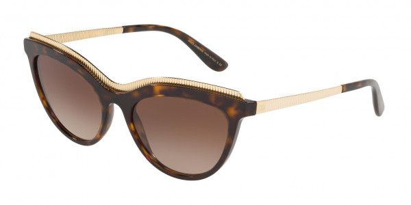 Dolce & Gabbana DG4335 Sunglasses, 502/13 HAVANA (HAVANA)