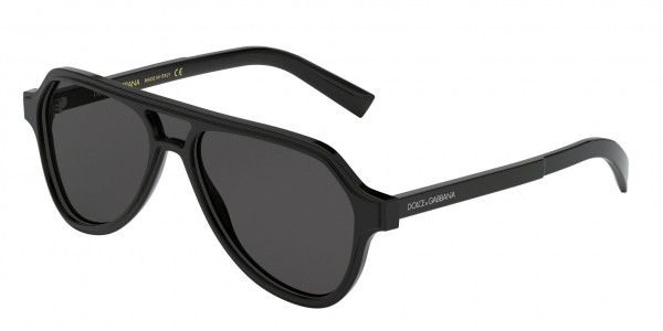 Dolce & Gabbana DG4355 Sunglasses, 501/87 BLACK (BLACK)