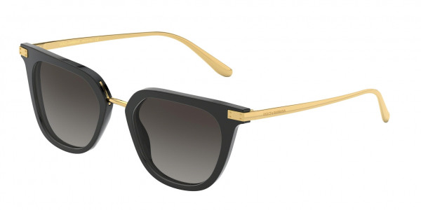 Dolce & Gabbana DG4363F Sunglasses, 501/8G BLACK (BLACK)