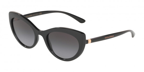Dolce & Gabbana DG6124 Sunglasses, 501/8G BLACK (BLACK)