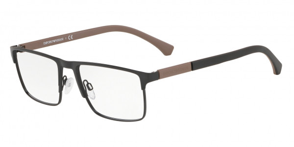 Emporio Armani EA1095 Eyeglasses, 3001 MATTE BLACK (BLACK)