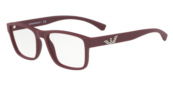 Emporio Armani EA3149 Eyeglasses, 5751 MATTE BORDEAUX (BORDEAUX)
