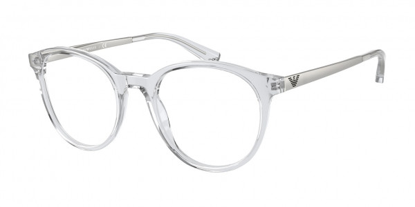 Emporio Armani EA3154F Eyeglasses, 5371 CRYSTAL (WHITE)