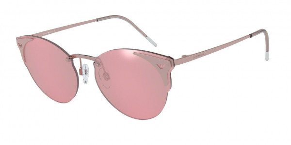 Emporio Armani EA2082 Sunglasses, 31671T ROSE GOLD (PINK)