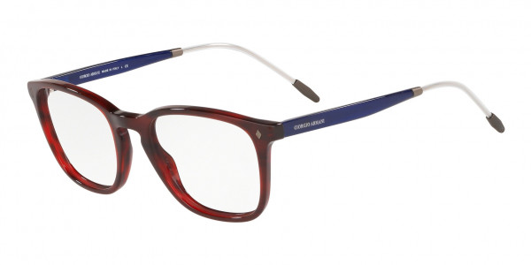 Giorgio Armani AR7171 Eyeglasses, 5737 STRIPED RED (RED)