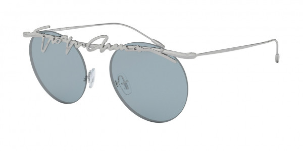 Giorgio Armani AR6094 Sunglasses, 301580 SILVER (SILVER)