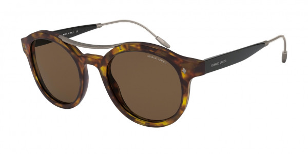 Giorgio Armani AR8119 Sunglasses, 501173 YELLOW HAVANA BROWN