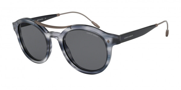 Giorgio Armani AR8119 Sunglasses, 559987 STRIPED GREY GREY (GREY)