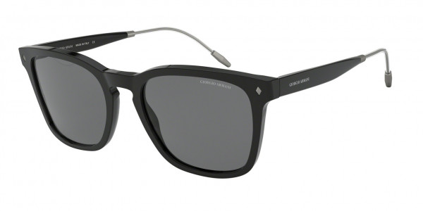 Giorgio Armani AR8120 Sunglasses, 500187 BLACK GREY (BLACK)