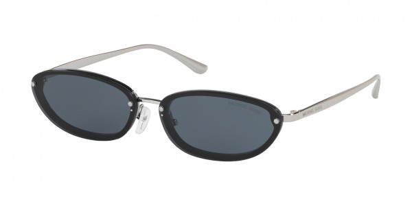 Michael Kors MK2104 MIRAMAR Sunglasses, 333287 MIRAMAR BLACK DARK GREY SOLID (BLACK)