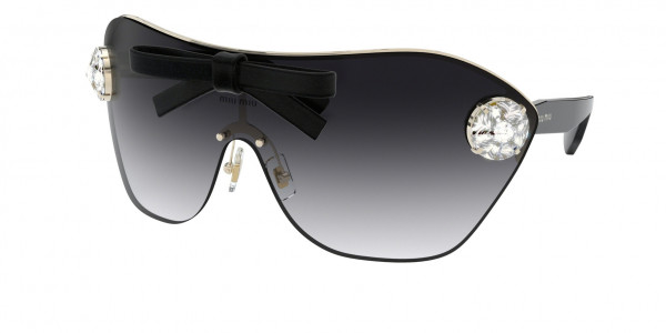 Miu Miu MU 68US SPECIAL PROJECT Sunglasses, 1435D1 PALE GOLD (GOLD)