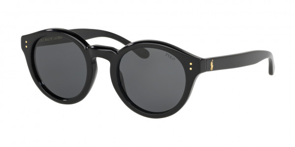 Polo PH4149 Sunglasses, 500187 SHINY BLACK GREY (BLACK)
