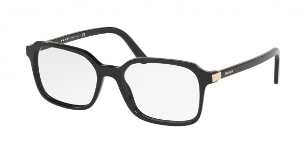 Prada PR 03XVF HERITAGE Eyeglasses, 1AB1O1 BLACK (BLACK)