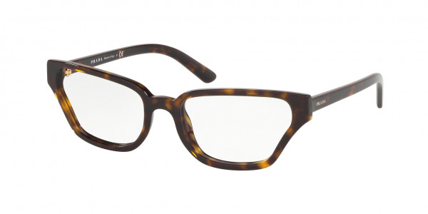 Prada PR 04XV CATWALK Eyeglasses, 2AU1O1 CATWALK HAVANA (TORTOISE)