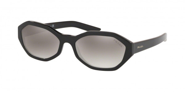 Prada PR 20VSF CONCEPTUAL Sunglasses, 1AB5O0 BLACK (BLACK)