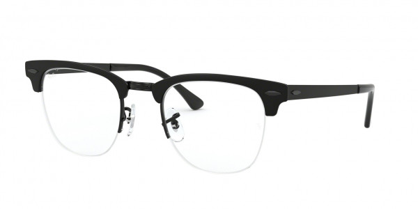 Ray-Ban Optical RX3716VM CLUBMASTER METAL Eyeglasses, 2904 CLUBMASTER METAL MATTE BLACK (BLACK)