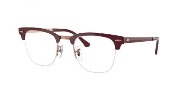 Ray-Ban Optical RX3716VM CLUBMASTER METAL Eyeglasses, 3147 CLUBMASTER METAL BORDEAUX ON (RED)