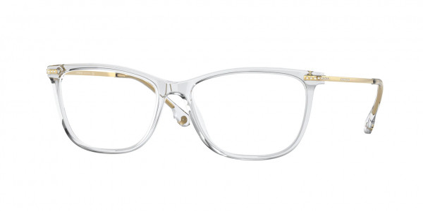 Versace VE3274B Eyeglasses, 5305 TRANSPARENT GREY (GREY)