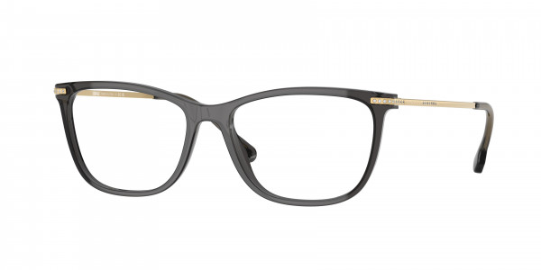 Versace VE3274B Eyeglasses, 5483 BLACK TRANSPARENT (BLACK)