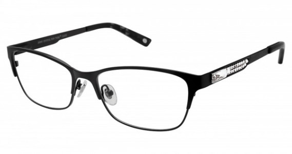 Jimmy Crystal CADIZ Eyeglasses, BLACK