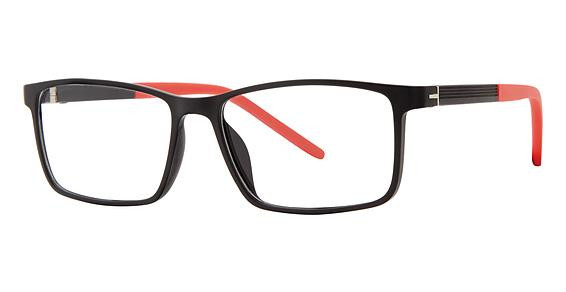 K-12 by Avalon 4112 Eyeglasses, Black/Red