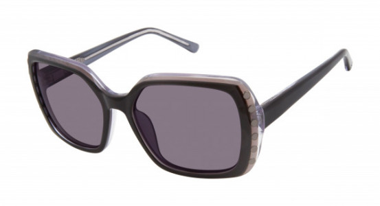 L.A.M.B. LA559 Sunglasses, Black Crystal (BLK)