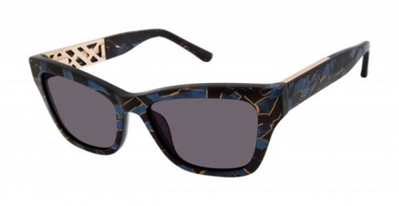 L.A.M.B. LA558 Sunglasses, Blue (BLU)