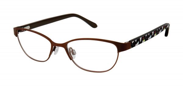 Lulu Guinness LK021 Eyeglasses, Brown (BRN)