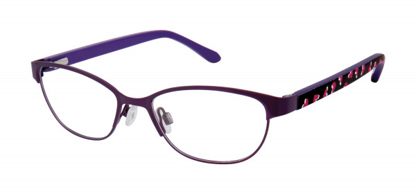 Lulu Guinness LK021 Eyeglasses, Purple (PUR)