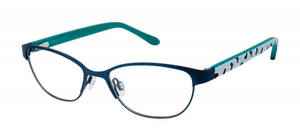 Lulu Guinness LK021 Eyeglasses, Teal (TEA)