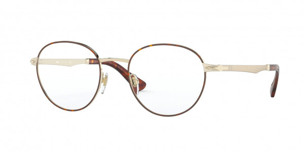 Persol PO2460V Eyeglasses, 1075 GOLD&HAVANA (GOLD)