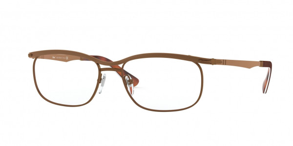 Persol PO2464V Eyeglasses, 1081 BROWN (BROWN)