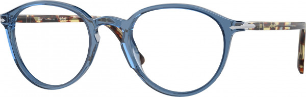 Persol PO3218V Eyeglasses, 1202 TRANSPARENT NAVY (BLUE)