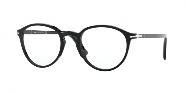 Persol PO3218V Eyeglasses, 95 BLACK (BLACK)