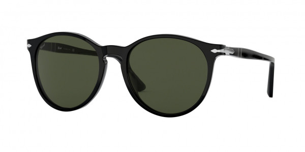 Persol PO3228S Sunglasses, 95/31 BLACK (BLACK)