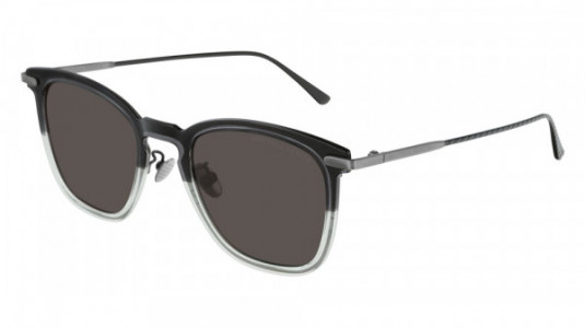 Bottega Veneta BV0244S Sunglasses, 001 - GREY with BLACK temples and GREY lenses