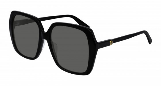 Gucci GG0533SA Sunglasses, 001 - BLACK with GREY lenses