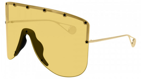 Gucci GG0541S Sunglasses, 002 - GOLD with YELLOW lenses