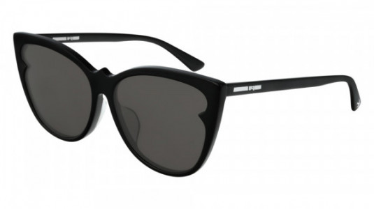McQ MQ0220SA Sunglasses, 001 - BLACK with GREY lenses