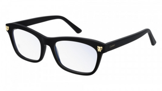 Cartier CT0144O Eyeglasses, 005 - BLACK