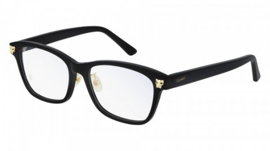 Cartier CT0144OA Eyeglasses, 001 - BLACK